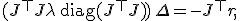 (J^\top J + \lambda\,\mathrm{diag}(J^\top J))\,\Delta = -J^\top r,