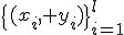 \{(x_i, y_i)\}_{i=1}^l