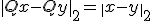 \|Qx - Qy\|_2 = \|x - y\|_2