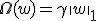 \Omega(w) = \gamma\|w\|_1