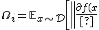 
\Omega_i = \mathbb{E}_{x \sim \mathcal{D}} \left[ \left\| \frac{\partial f(x; \theta)}{\partial \theta_i} \right\|_2 \right]
