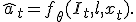 
\hat{a}_t=f_\theta(I_t,l,x_t).
