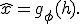
\hat{x} = g_{\phi}(h).
