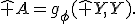 \hat A=g_\phi(\hat Y,Y).