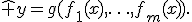 
\hat y=g(f_1(x),\ldots,f_m(x)).
