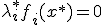 \lambda_i^*f_i(x^*)=0;
