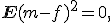 
\mathbf{E}(m-f)^2=0,
