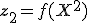 \mathbf{z}_2 = f(X^2)