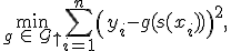 
\min_{g \,\in\, \mathcal{G}_{\uparrow}} \sum_{i=1}^{n} \left(y_i - g(s(x_i))\right)^2,
