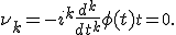 \nu_k = \left.-i^k \frac{d^k}{dt^k} \phi(t)\right\vert_{t=0}.