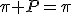 \pi P=\pi
