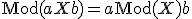 \text{Mod}(aX + b) = a\text{Mod}(X) + b
