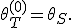 \theta_T^{(0)}=\theta_S.