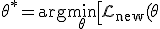  \theta^* = \arg\min_{\theta} \left[ \mathcal{L}_{\text{new}}(\theta; \mathcal{D}_{\text{new}}) + \Omega(\theta; \mathcal{D}_{\text{old}}) \right], 