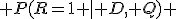  P(R=1 \mid D, Q) 
