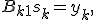 B_{k+1} s_k = y_k,