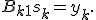 B_{k+1}s_k = y_k.