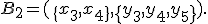 B_2=(\{x_3,x_4\},\{y_3,y_4,y_5\}).