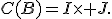 C(B)=I\times J.