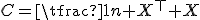 C=\tfrac1n X^\top X