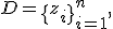 
D=\{z_i\}_{i=1}^{n},
