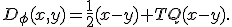 D_\phi(x,y)=\frac12(x-y)^\mathsf TQ(x-y).