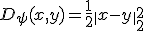 D_\psi(x,y)=\frac12\|x-y\|_2^2