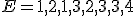 E={{1,2},{1,3},{2,3},{3,4}}