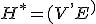 H^* = (V^, E^)