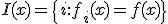 I(x)=\{i:f_i(x)=f(x)\}