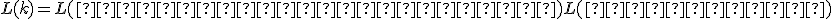 L(k) = L(\text{коэффициенты}) + L(\text{ошибки})
