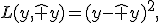 
L(y,\hat y)=(y-\hat y)^2,
