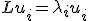 L u_i = \lambda_i u_i