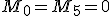 M_0=M_5=0