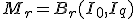 M_r=B_r(I_0,I_q)