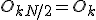 O_{k+N/2} = O_k