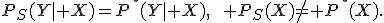 
P_S(Y\mid X)=P^\star(Y\mid X),\qquad P_S(X)\ne P^\star(X).
