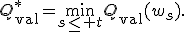 
Q^*_{\mathrm{val}}=
\min_{s\leq t}Q_{\mathrm{val}}(w_s).
