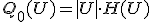 Q_0(U) = |U| \cdot H(U)