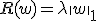 R(w) = \lambda \|w\|_1