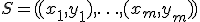 S=((x_1,y_1),\ldots,(x_m,y_m))