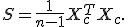 S=\frac{1}{n-1}X_c^{T}X_c.