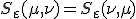S_\varepsilon(\mu,\nu) = S_\varepsilon(\nu,\mu)