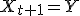 X_{t+1}=Y