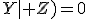 I(X;Y\mid Z)=0