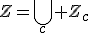 Z=\bigcup_c Z_c