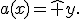 a(x)=\hat y.