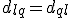 d_{lq}=d_{ql}