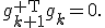 g_{k+1}^{\mathsf T}g_k=0.