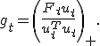
g_t=
\left(
\frac{F_tu_t}{u_t^Tu_t}
\right)_+.

